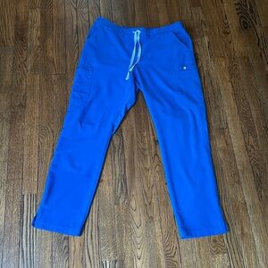 Figs Scrub Pants - royal blue
